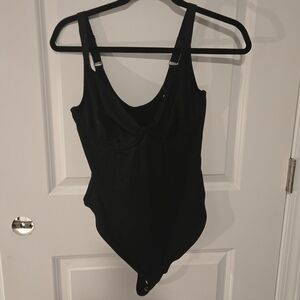 FeelinGirl black thong bodysuit size large